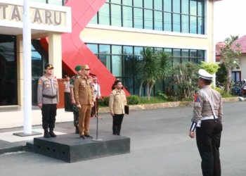 Jelang Idul Fitri, Wakil Bupati Kotabaru Pimpin Apel Operasi Ketupat Intan 2023