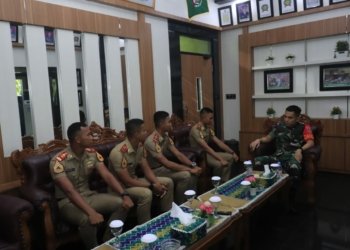 Empat Taruna Akademi Militer Putra Daerah Kunjungi Kodim 1006/Banjar