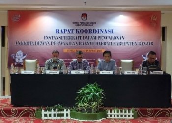 KPU Kabupaten Banjar Sosialisasi Terkait Pencalonan Anggota DPRD