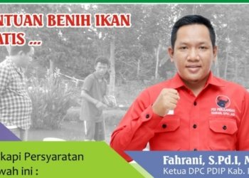 Fahrani Bagikan Bibit Ikan Nila Dan Patin Untuk Warga Kabupaten Banjar