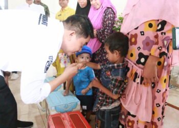 Wakil Bupati Andi Rudi Latif Terus Galakkan Bantuan Penanganan Stunting di Kotabaru
