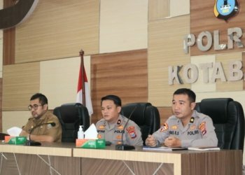 Polres Kotabaru Rakor, Warga Kotabaru Siap-siap Pasca Lebaran Sampai Tanggal 2 Mei