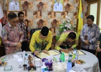 Bupati Kotabaru Teken MOU Dengan Pengadilan Negeri Guna Tingkatkan Pelayanan Pablik.