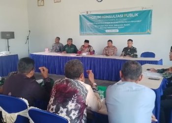 Berantas Kemiskinan Forkopimcam Aluh-aluh Gelar Pertemuan Forum Konsultasi Publik