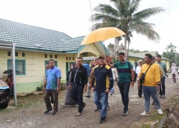 Pasca Dikunjungi Bupati, Puskesmas dan Rumdin Dokter Sengayam Kotabaru Direhab