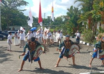 Pengajuan Bacaleg Gerindra Banjarbaru di Warnai Kesenian Kuda Lumping Hingga Maulid Habsyi