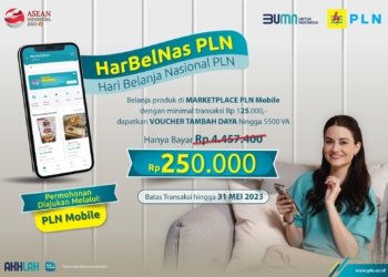 Belanja di Marketplace PLN Mobile Dapat Voucher Tambah Daya Rp250 Ribu