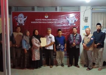 Partai Garuda Jadi Pendaftar Bacaleg Terakhir di HSS