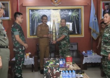 Danrem 101 Antasari Pamit Dengan Bupati Kabupaten Banjar