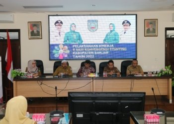 Tinggal 1 Tahun, Kabupaten Banjar Harus Turunkan Stunting Menjadi 14 Persen
