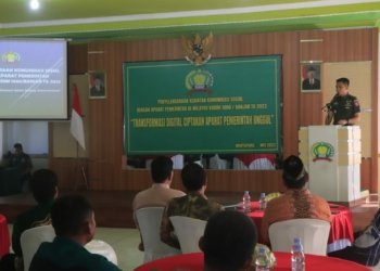 Jelang Pemilihan Umum, Dandim 1006 Banjar Komsos Dengan Pemerintah Dan Masyarakat Untuk Mencegah Berita Palsu