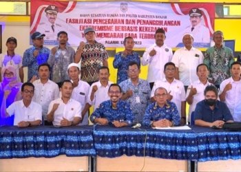 Bakesbangpol Kabupaten Banjar Gelar Sosialisasi RAN PE Di Aranio
