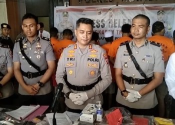 Polres Kotabaru Amankan Ribuan Butir Narkotika dan 14 Orang Tersangka