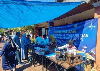 DKUMPP Kabupaten Banjar Gelar Tera Ulang UTTP Di Pasar