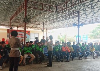 Puluhan Ojol Datangi Polres Banjarbaru, Ada Apa?
