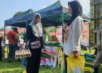 Gerakan Pangan Murah Yang Dilaksanakan Oleh Pemerintah Kabupaten Banjar Diserbu Warga
