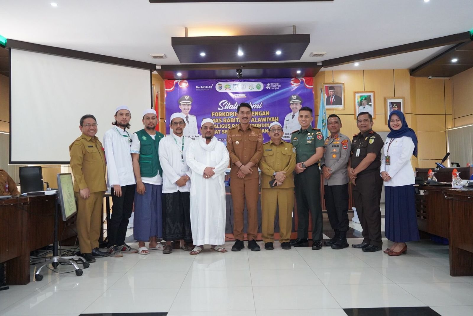 Forum Forkopimda Kabupaten Banjar Silaturahmi Bersama Rabithah Alawiyah