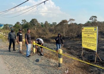 Polisi Atensi Khusus Karhutla Di Banjarbaru