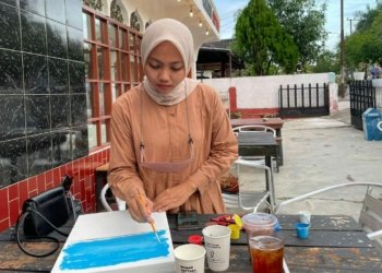 Nikmati Ngopi Sambil Melukis di Rumah Oettara Banjarbaru