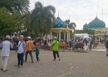 MUI Kabupaten Banjar Kelurkan Fatwa Penyembelihan Hewan Kurban Di Halaman Masjid