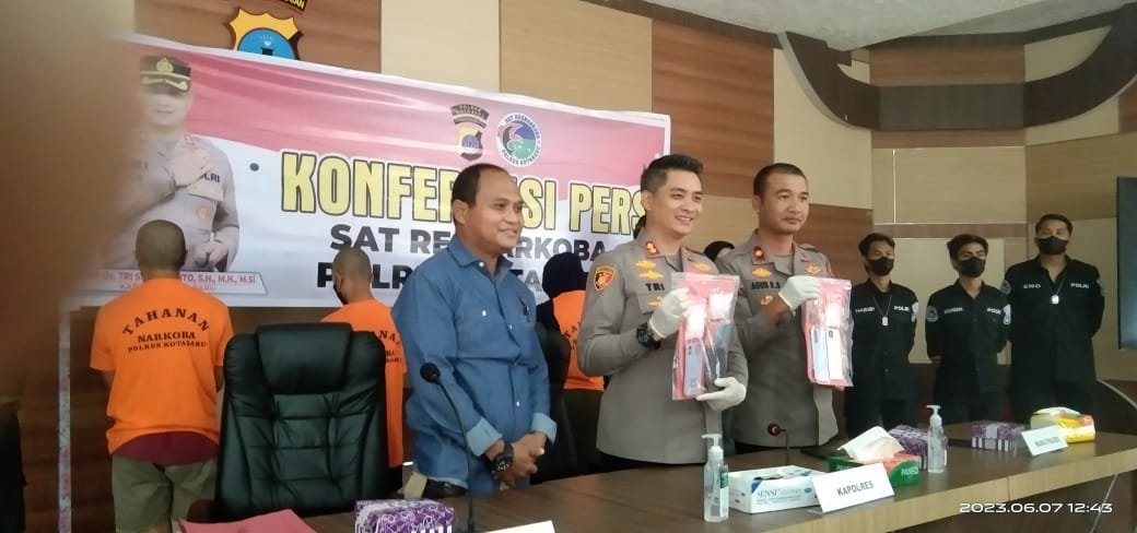 Kurir dan Pengedar Sabu di Kotabaru Diciduk