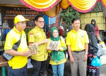 Pasar Murah di Kotabaru Ditinjau Sekda