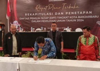 Rapat Pleno DPT Pemilu 2024 di Banjarbaru Diskor, Ditemukan Data Pemilih Ganda di Kecamatan Ini