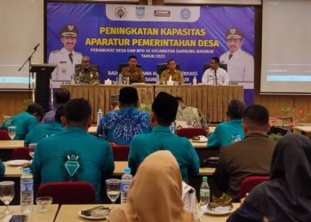 Aparat Desa Se Kecamatan Sambung Makmur Ikuti Peningkatan Kapasitas