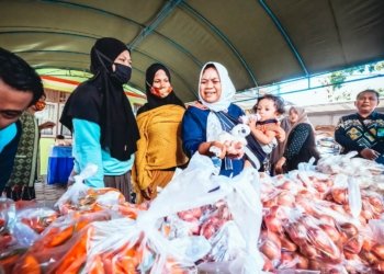 Lagi, Pasar Murah Diserbu Warga Guntung Payung