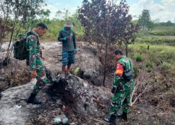Ada Titik Hotspot Di Desa Tambak Padi, Babinsa Gencar Lakukan Patroli