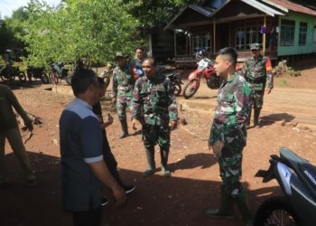 Kodim 1006 Banjar Datangi Desa Kalaan Aranio