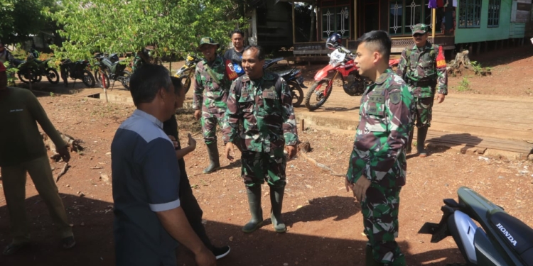 Kodim 1006 Banjar Datangi Desa Kalaan Aranio