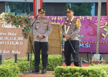 Farewell And Welcome Parade Polres Muba