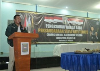 Ketua IPSI Kabupaten Banjar Fahrani Hadiri Pengesahan Warga Baru PSHT Cabang Banjar
