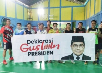 Komunitas Badminton Landasan Ulin Deklarasikan Gus Muhaimin