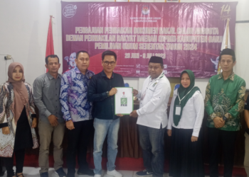 Dokumen Pengajuan Bakal Calon DPRD Kabupaten Banjar Dinyatakan Memenuhi Syarat Oleh KPU