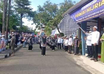 Perayaan Tahun Baru Islam, Ribuan Anak Padati Kantor Bupati Kabupaten Banjar