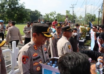 Begini Cara Polres Muba Tangani Masa Pendemo Soal PPM Muba