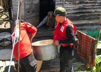 PMI Kabupaten Banjar Distribusikan Air Bersih Kepada Warga