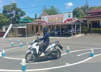 Lintasan Ujian Praktik SIM C  Baru Lebih Komperhensif, Bentuknya Huruf S