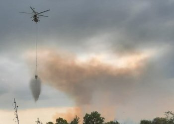 Karhutla Terjadi Hampir Bersamaan, BPBD Kabupaten Banjar Harus Dibantu Helikopter Water Boombing