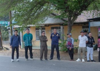 Komisi III DPRD Kabupaten Banjar Sidak Bundaran Desa Padang Panjang  Karang Intan