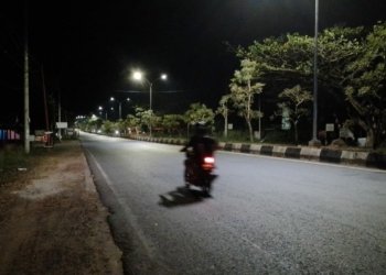 Jalanan Trikora Hingga Bundaran Palam Sudah Terang
