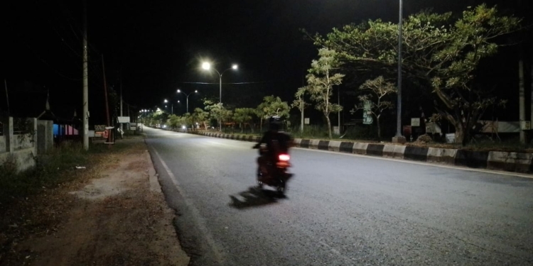 Jalanan Trikora Hingga Bundaran Palam Sudah Terang