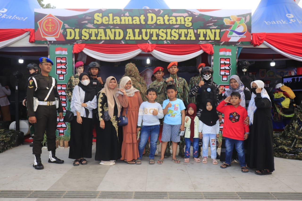 Stand Alutista Milik TNI Di Murjani Menjadi Perhatian Masyarakat