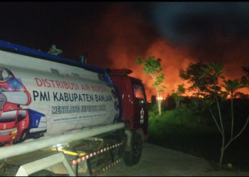 Hanya Punya 1 Armada Truk, PMI Kabupaten Banjar Harus Putar Arah Menuju Karhutla