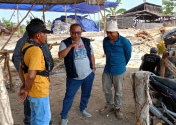 Wakil Ketua DPRD Kabupaten Banjar Akhmad Rizani Anshari Monitoring Proyek