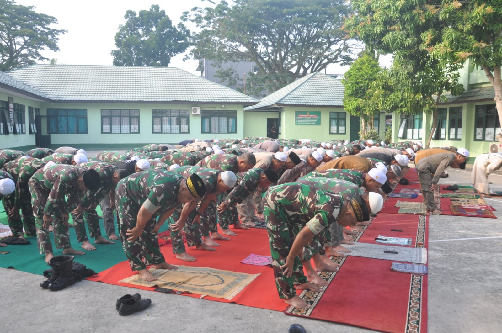 Kodim 1006/Banjar Gelar Sholat Istighosah Minta Hujan Dan Doa Bersama