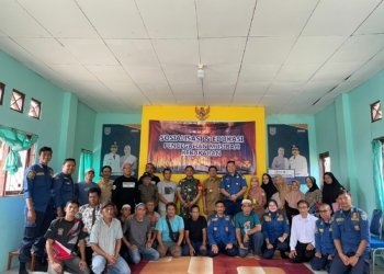 DPKP Kabupaten Banjar Bersama Babinsa Lakukan Edukasi Dan Sosialisasi Bahaya Kebakaran Di Pemukiman