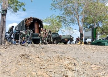 Kodim Banjar Geser Pasukan Jelang Pembukaan TMMD Ke-118 Desa Kalaan